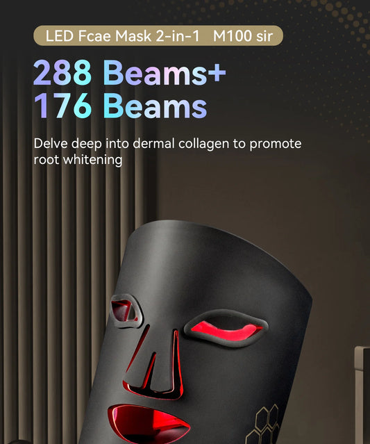 AuraGlow RX Redlight Therapy Face, Neck & Chest Mask