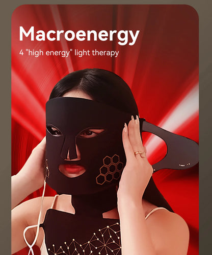 AuraGlow RX Redlight Therapy Face, Neck & Chest Mask