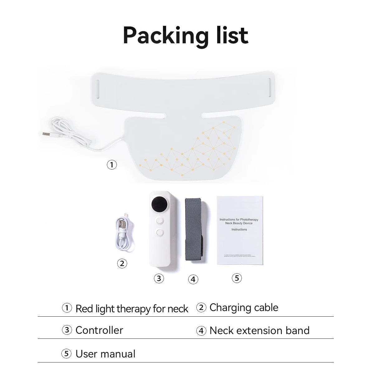 Neck and Chest - Halo White