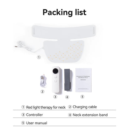 Neck and Chest - Halo White