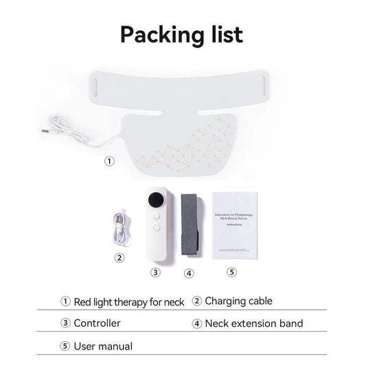 Neck and Chest - Halo White