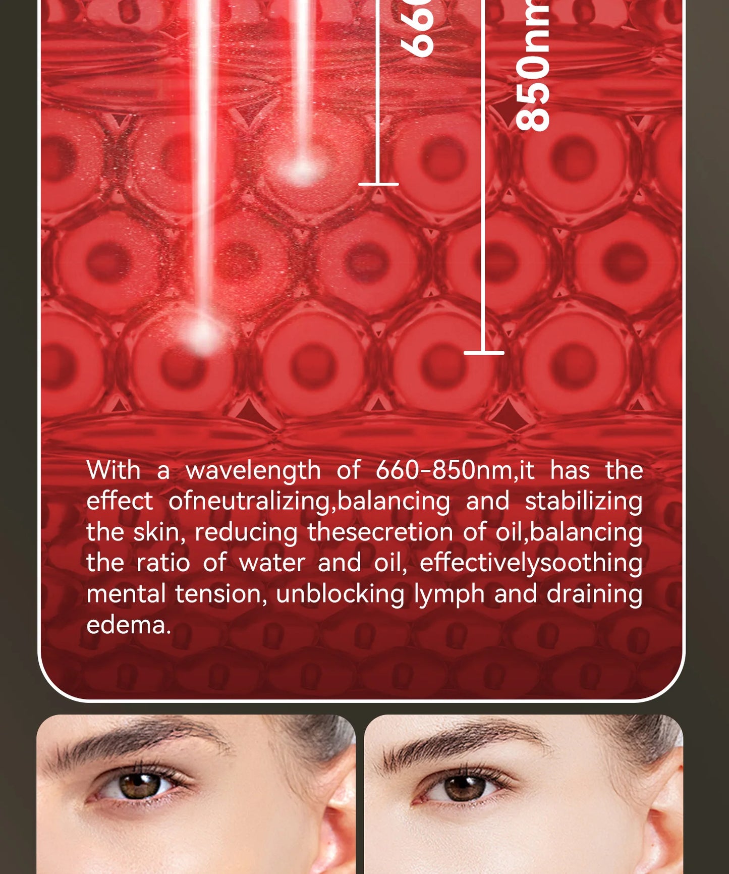 AuraGlow RX Redlight Therapy Face, Neck & Chest Mask