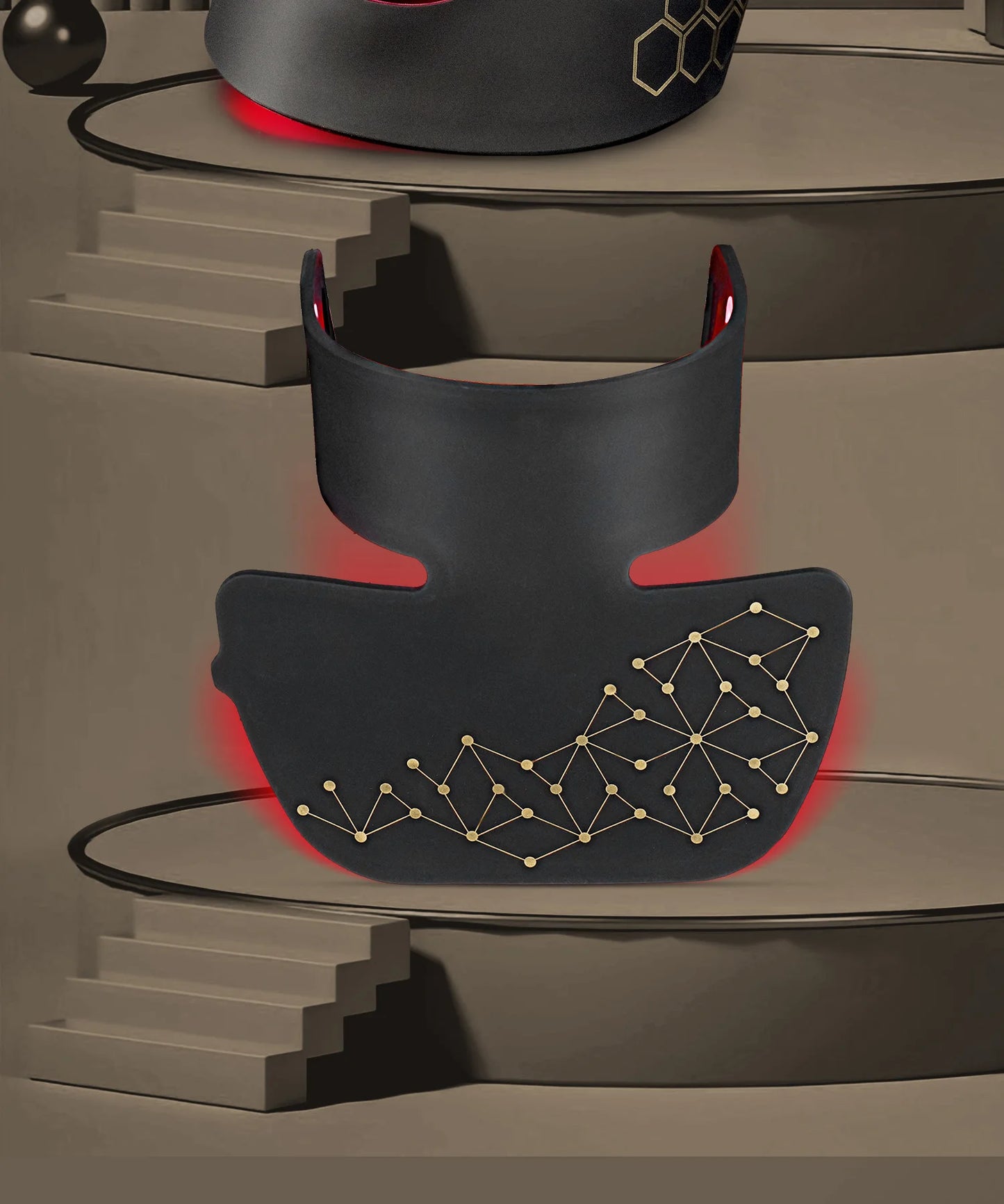 AuraGlow RX Redlight Therapy Face, Neck & Chest Mask