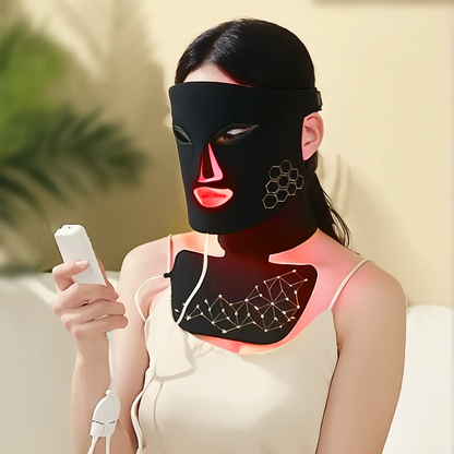 AuraGlow RX Redlight Therapy Face, Neck & Chest Mask