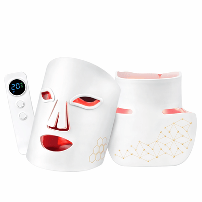 Mask + Neck and Chest - Halo White